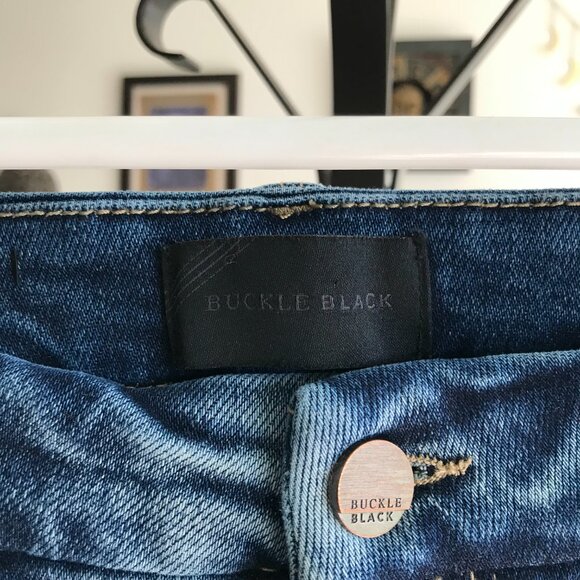 BUCKLE BLACK size 29 x 32 Stretch Denim Fit No. 53 Trouser Flare Jeans - Picture 4 of 5